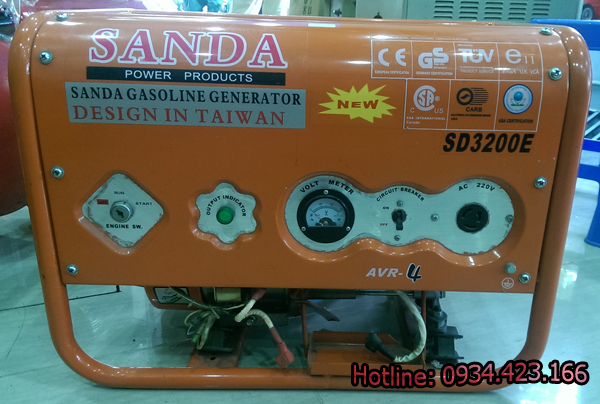 máy phát điện mini Sanda sd3200e