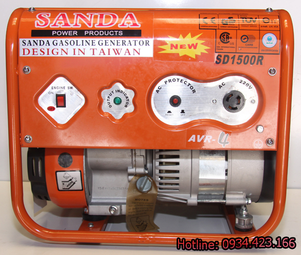máy phát điện gia đình Sanda sd1500r