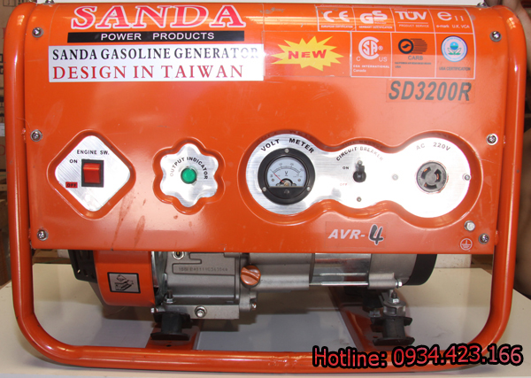Máy phát điện mini Sanda 2.2KW SD3200R 1